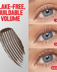 Revlon ColorStay Full Time Mascara, Volumizing Eye Makeup, 24 Hour Wear, Smudge-Proof, Non-Clumping and Flake-Free Formula, 403 Natural Brown