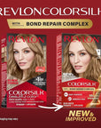 Revlon ColorSilk with Bond Repair Complex, Blonde Permanent Hair Color, 100% Gray Coverage, Ammonia Free Hair Dye, Vegan Keratin, 61 Dark Blonde (Pack of 3)