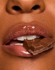 ColourPop Fresh Kiss Glossy Lip Balm - Hydrating Lip Care Enriched with Peptides, Hyaluronic Acid, Shea Butter & Vitamin E for an Ultra-Cushiony Formula - Chocolate Milkshake (0.49 oz)