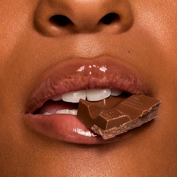 ColourPop Fresh Kiss Glossy Lip Balm - Hydrating Lip Care Enriched with Peptides, Hyaluronic Acid, Shea Butter & Vitamin E for an Ultra-Cushiony Formula - Chocolate Milkshake (0.49 oz)