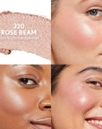 CoverGirl Trublend Skin Enhancer Highlighter Balm Stick, 320 Rose Beam, Highlighter, Vegan Formula, Easy to Use, Glides on Effortlessly, Non-Greasy, Doesn't Crease, 0.21oz