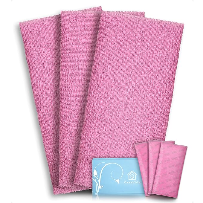 Casavida exfoliating washcloth back scrubber