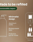 ATTITUDE Body Wash with Essential Oils, EWG Verified Shower Gel, Dermatologically Tested, Plant and Mineral-Based, Vegan Personal Care, Refillable Bottle, Patchouli and Black Pepper, 16 Fl Oz