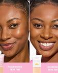 COVERGIRL Clean Fresh Blurring Skin Tint with SPF 30, 445 Medium/Rich Warm, Liquid Foundation, Soft Matte Finish, Smooths, Brightens, Blurs Pores, Mineral Sunscreen, Vegan Formula