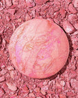 LAURA GELLER NEW YORK Baked Blush-n-Brighten Marbleized Blush + Angled Brush (02 Pink Buttercream, 47mm)