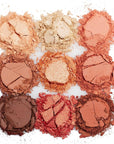 ColourPop Eyeshadow Palette - Eye Makeup Palette with Matte, Metallic, Matte Sparkle & Glitter Finishes - High-Pigment Eye Makeup with a Long-Wearing Formula - Peach Out (0.3 oz)