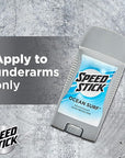 Speed Stick Men's Deodorant, Ocean Surf, 3 Ounce, 4 Pack, Packaging may Vary