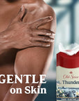 Old Spice Dry Feel Antiperspirant Deodorant for Men, 24/7 Long Lasting Freshness, 24/7 Lasting Sweat & Odor Protection, Gentle on Skin with Skin Conditioners, Thunder Rain + Electric LilyScent, 2.6 oz