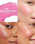 CoverGirl Trublend Skin Enhancer Blush Balm Stick, 230 Bubblegum Pop, Vegan Formula, Easy to Use, Glides on Effortlessly, Non-Greasy, Doesn't Crease, 0.21oz