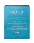 Nautica Grooming 3 Piece Gift Set, Notes of Grapefruit, Lavender, and Wood, Men's Fragrance, Long Lasting, Everyday Fragrance