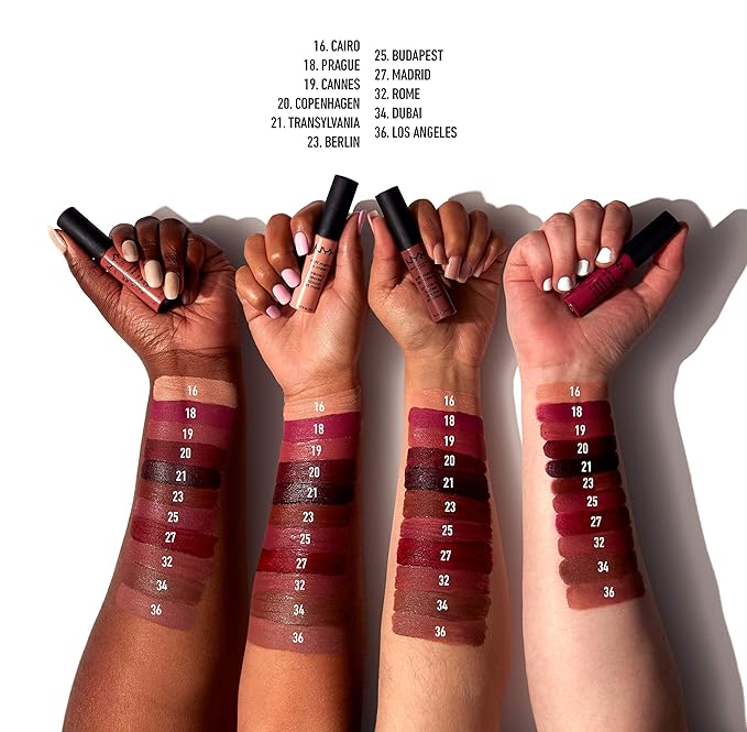 NYX PROFESSIONAL MAKEUP Soft Matte Lip Cream, Lightweight Liquid Lipstick - Cairo (Matte Pure Nude)