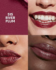 COVERGIRL Clean Lip Color, River Plum, Satin Finish, Squalane, Avocado & Aloe, Carmine-Free, Non-Drying, 0.12oz