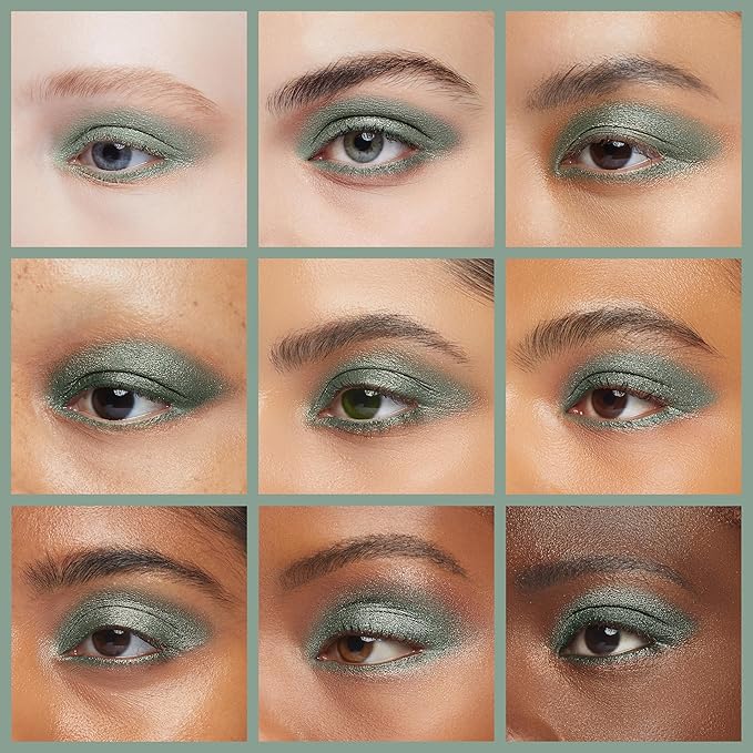 Revlon Colorstay Creme Eye Shadow, Longwear Blendable Matte or Shimmer Eye Makeup with Applicator Brush in Dark Green, Emerald (835)