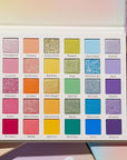 ColourPop Fade Into Hue Eyeshadow Palette - Multi-Color Eye Makeup Palette with Matte, Metallic & Glitter Finishes - High-Pigment Eye Makeup with a Long-Wearing Formula (0.8 oz)