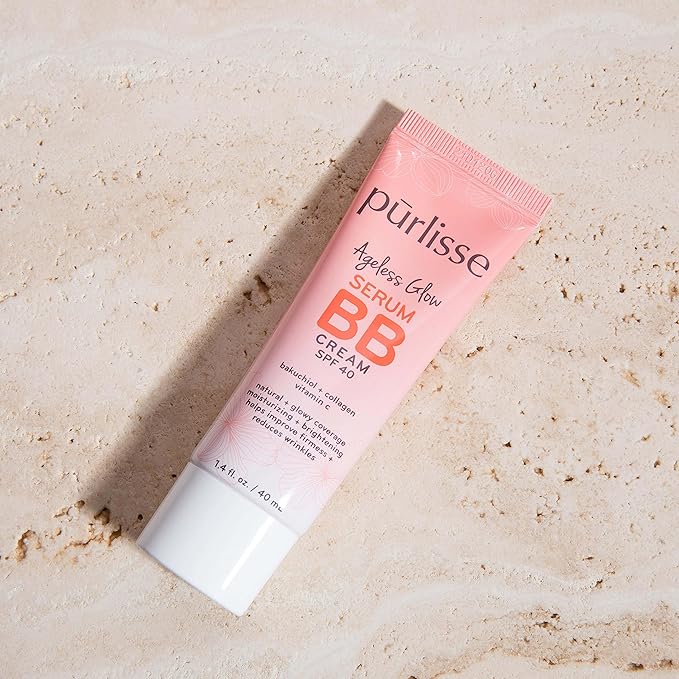 pūrlisse Ageless Glow Serum BB Cream SPF 40 | Tan 1.4oz