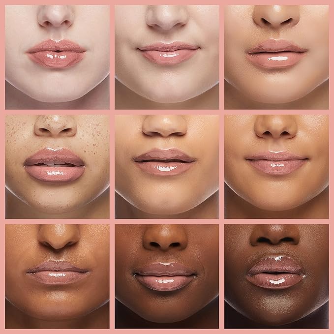 Milani Lip Gloss, Keep It Full Nourishing Lip Plumper with Hyaluronic Acid & Peptides for Soft, Fuller-Looking Lips (0.13 Fl. Oz.) Prismatic Peach
