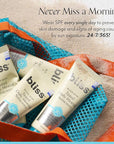 Bliss Block Star SPF 30 Daily Tinted Mineral Sunscreen with Zinc Oxide - All Skin Tones - 100% Mineral Broad Spectrum Sunscreen with Titanium Dioxide & Antioxidant Blend- 1.4 fl oz.