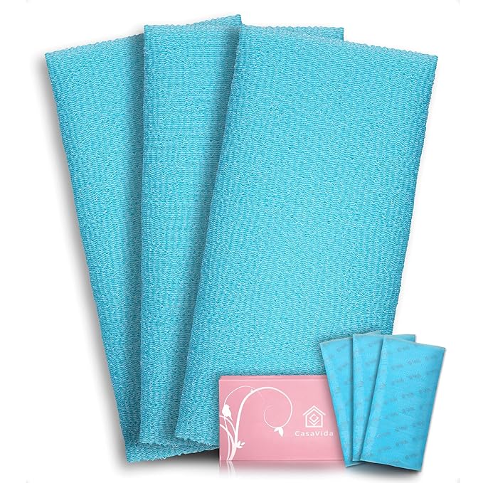 Casavida exfoliating washcloth back scrubber