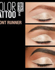 Maybelline New York Color Tattoo 24 Hour Longwear Cream Eyeshadow Makeup, Front Runner, 1 Count