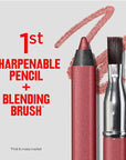 REVLON ColorStay Multiplayer Liquid-Glide Eye Pencil, Multi-Use Makeup With Blending Brush, Blends Then Sets, Creamy Texture, Waterproof, Smudge-proof, Longwearing, 402 High Stakes, 0.03 Oz