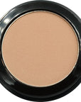 Amaretto Matte Light Brown Beige Peach Pressed Powder Single Vegan Eyeshadow; Talc, Paraben & Cruelty Free