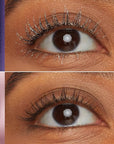 Maybelline Lash Sensational Sky High Glitter Mascara, Diamond Effect Eye Makeup for Lashes and Brows, Washable, Space Diamond, 1 Count