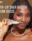 Ruby Kisses Broadway Vita-Lip Clear Lip Gloss (Shea Butter 6 Pack), Ultra-Hydrating & Soothing Formula with Multi-Vitamin Oils, High-Shine Non-Sticky Finish, Nourishing Lip Balm for Healthy Lips
