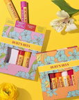 Burt's Bees Gifts Ideas - Just Picked Lip Balm Set, Pomegranate, Watermelon, Sweet Mandarin, Coconut & Pear, Natural Origin Lip Treatment, 4 Tubes, 0.15 oz.