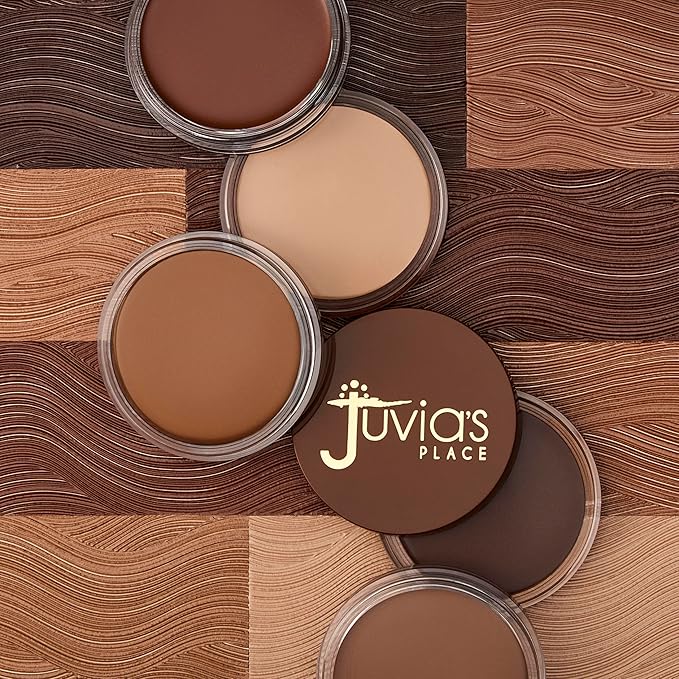 Juvia's Place Bronzed Cream Bronzer - Nutmeg - Smooth Cream Bronzer Pot for Sun-Kissed Glow & Warmth, Buildable & Blendable Makeup Contour with Long-Lasting Matte Shimmer Finish, Highly Pigmented