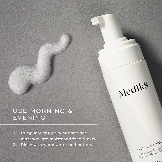 Medik8 Clarifying Foam - Lightweight Exfoliating 5 oz