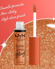 NYX PROFESSIONAL MAKEUP Butter Gloss Bling Lip Gloss, Non Sticky and Shiny Vegan Lip Makeup - Pricey