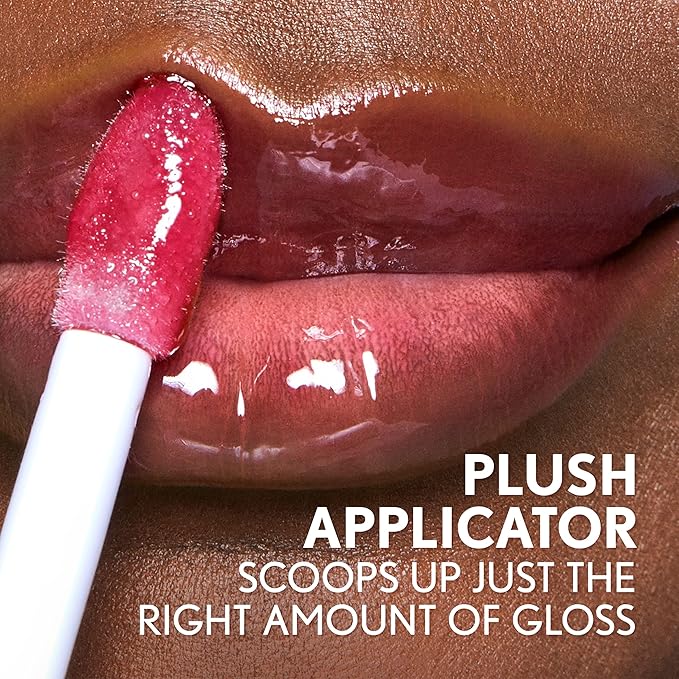 COVERGIRL Clean Fresh Yummy Gloss Daylight Collection Lip Gloss, Hydrating, Glossy Shine, Vegan Formula, Sunshine Rays 20, 0.33oz