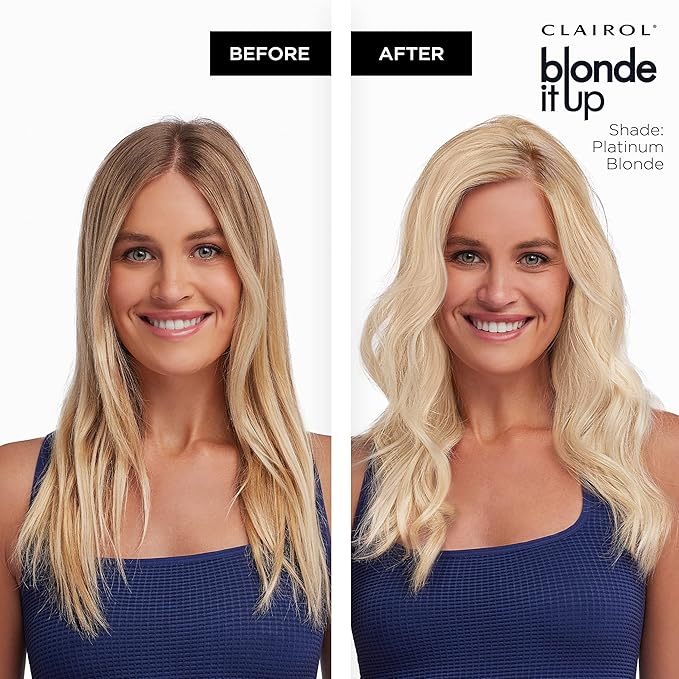 Clairol Blonde It Up Permanent Hair Dye, Platinum Blonde Hair Color, Pack of 2