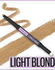 Maybelline Express Brow 2-In-1 Pencil and Powder Eyebrow Makeup, Light Blonde, 1 Count