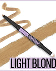 Maybelline New York Maybelline Express Brow 2-in-1 Pencil and Powder, Light Blonde, 0.02 Fl. Ounce, 248 Light Blonde, 0.02 fluid_ounces (Pack of 2)
