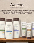 Aveeno Daily Moisturizing Body Scrub, Exfoliating Body Wash for Smoother, Healthier Looking Skin, Soothing Prebiotic Oat Formula, Sulfate-Free, Soap-Free & Dye-Free, 8 oz