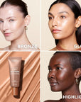 L'Oreal Paris Makeup True Match Lumi Glotion, Natural Glow Enhancer, Illuminator Highlighter, Bronzing Drops For a Sun-Kissed Glow, 903 Medium