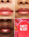 Maybelline New York Lifter Gloss Hydrating Lip Gloss with Hyaluronic Acid, Sweetheart, Sheer Red, 1 Count