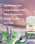 Old Spice GentleMan's Aluminum Free Dry Feel Deodorant for Men, 24/7 Lasting Freshness, Gentle on Skin with Skin Conditioners, Lavender + Mint Scent, 3.0 oz (Pack of 3)