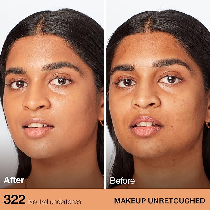Maybelline Fit Me Dewy + Smooth Liquid Foundation Makeup, Warm Honey, 1 Count (Packaging May Vary)