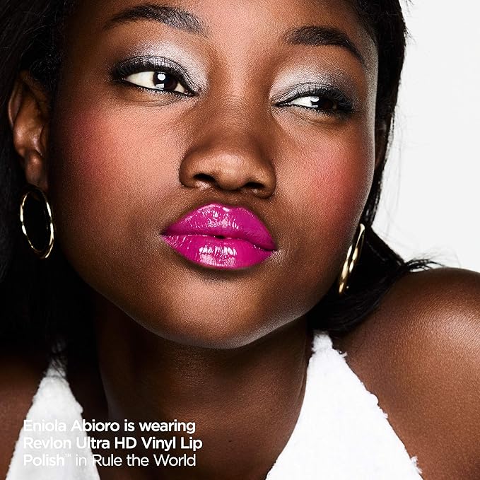 Revlon Ultra HD Vinyl Lip Polish, Liquid Lipstick, Birthday Suit, Mauve Nude Gloss