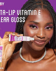 Ruby Kisses Broadway Vita-Lip Clear Lip Gloss (Vitamin E 6 Pack), Ultra-Hydrating & Soothing Formula with Multi-Vitamin Oils, High-Shine Non-Sticky Finish, Healing Lip Balm for Healthy Lips