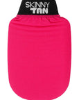 Skinny Tan, Exfoliating Glove Mitt - Dual Sided for Different Levels of Exfoliation - Vegan, Cruelty Free - Preps Skin for Self Tanner - Pink, 1 Pc