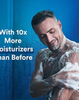 Suave Men Moisturizing Body & Face Wash for Sensitive Skin, Lemongrass scent, No Parabens, No Phtahaltes, 18 Oz Pack of 6