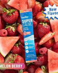 Nello Supercalm Powdered Drink Mix, Cortisol Reducer* and Sleep Aid Supplement, L Theanine, Ksm-66 Ashwagandha, Magnesium Glycinate, Vitamin D 3, No Sugar, Non GMO, On The Go, 20 Ct, Melon Berry