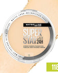 Maybelline Super Stay Up to 24HR Hybrid Powder-Foundation, 1 Count