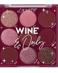 ColourPop Wine & Only Eyeshadow Palette - Deep Red & Burgundy Eye Makeup Palette with Matte, Metallic and Matte Sparkle Finishes - High-Pigment Eye Makeup with a Long-Wearing Formula (0.3 oz)