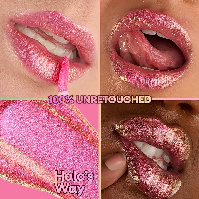 wet n wild Chameleon Chrome Lip Foil, Bold Light-Reflecting Pigments, Multidimensional Shine, Non-Sticky Smooth Formula,Vegan & Cruelty-Free - Halo's Way