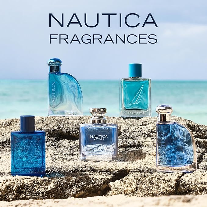 Nautica Midnight Voyage Eau de Toilette 1.6 fl oz (Pack of 1), Notes of Pink Pepper, Amber, and Mint, Men's Fragrance, Long Lasting, Everyday Fragrance, Travel Size
