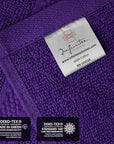 Infinitee Xclusives Purple Hand Towels for Bathroom - Set of 6 (16x28 inches) 600 GSM, 100% Cotton Ultra Soft, Quick Drying, Hotel Quality Hand Towel Set (Profound Purple)